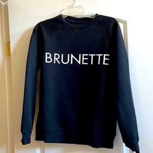 Brunette the label xs sweatshirt